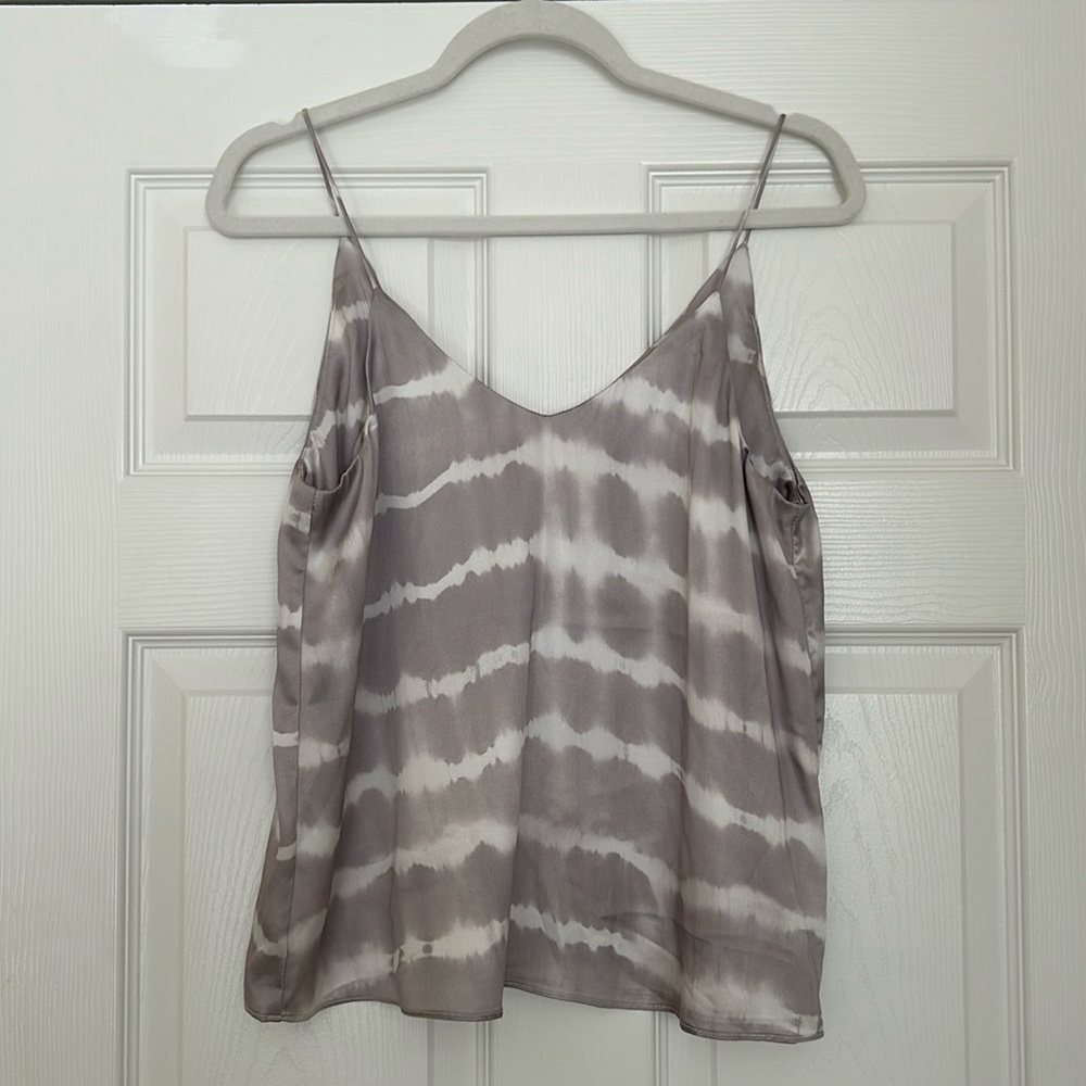 Tiedye silky tank